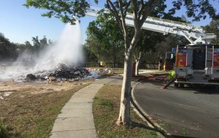 Wrongly binned batteries create fire hazards