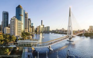 City - Kangaroo Point Green Bridge