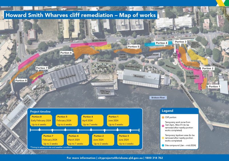 Howard Smith Wharves cliff remediation - Vicki Howard Howard Smith ...