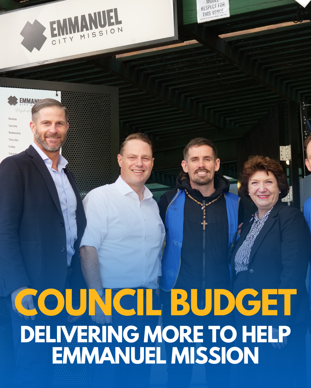 Council funds Emmanuel Mission